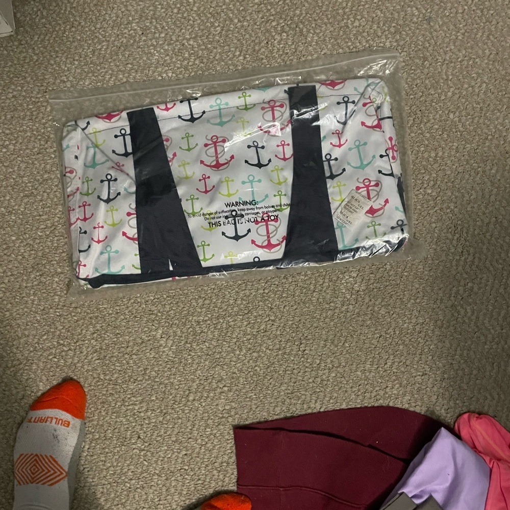 Thirty-One Nautical Print Utility Tote